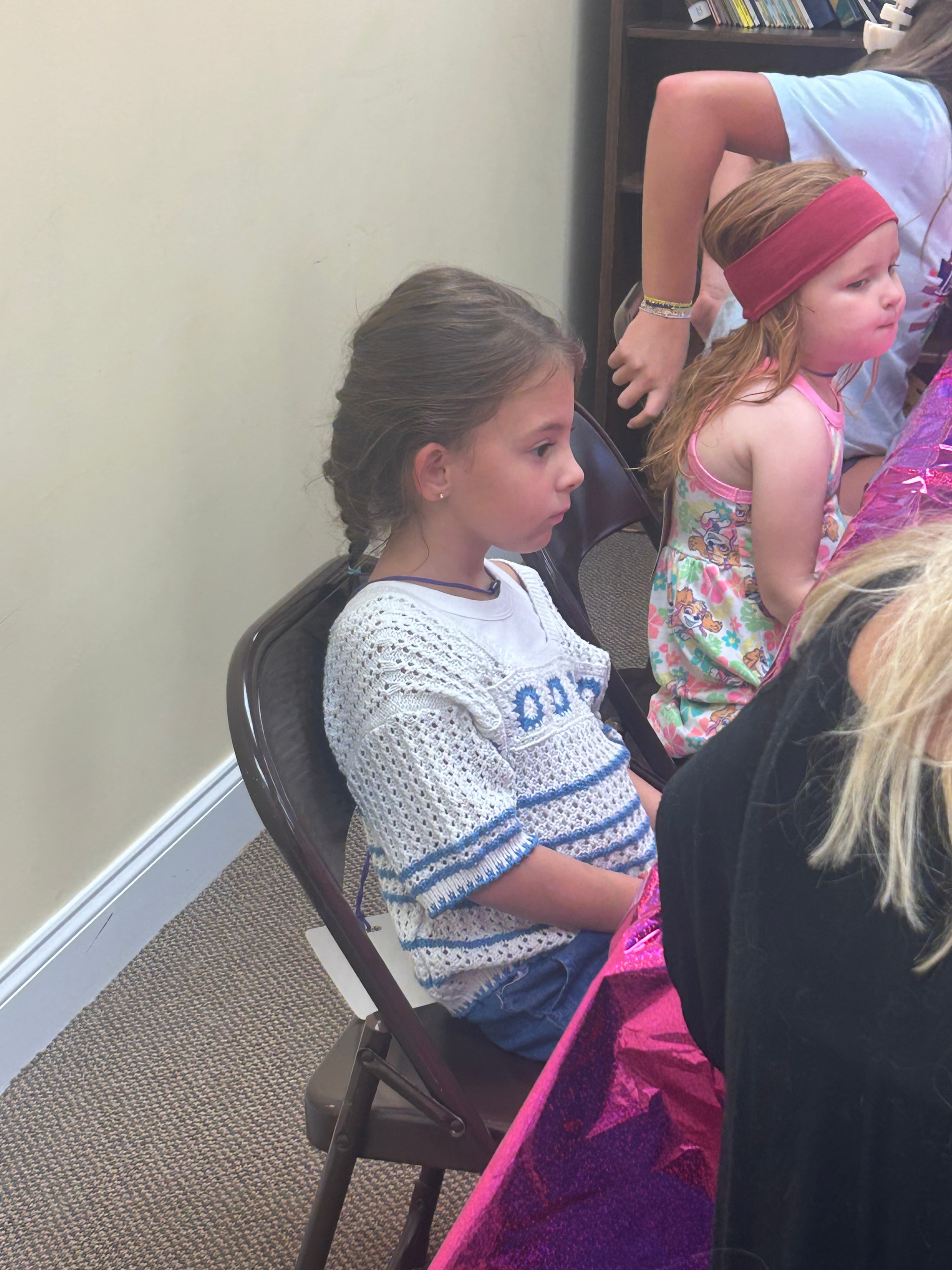 Children seated in a classroom during a VBS 2026 lesson
